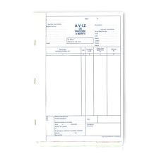 AVIZ DE INSOTIRE A MARFII A4 3 EXEMPLARE