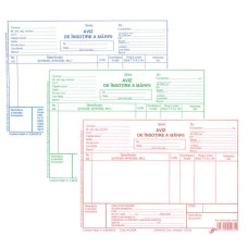 AVIZ DE INSOTIRE A MARFII A5 3 EXEMPLARE