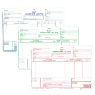 AVIZ DE INSOTIRE A MARFII A5 3 EXEMPLARE