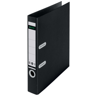 BIBLIORAFT PLASTIFIAT 5CM 180GRADE NEGRU RECYCLE FSC LEITZ BIBLIORAFT PLASTIFIAT 5CM 180GRADE NEGRU RECYCLE FSC LEITZ