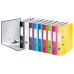 BIBLIORAFT PLASTIFIAT 5.2 CM 180 GRADE ROSU WOW LEITZ