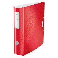 BIBLIORAFT PLASTIFIAT 8.2 CM 180 GRADE ROSU ACTIVE WOW LEITZ