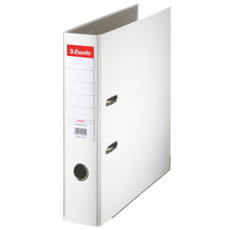 BIBLIORAFT PLASTIFIAT 7.5CM ALB ECONOMY ESSELTE