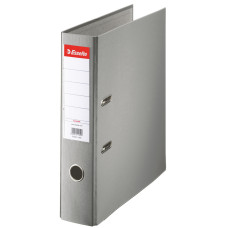 BIBLIORAFT PLASTIFIAT 7.5CM GRI ECONOMY ESSELTE