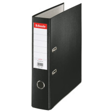 BIBLIORAFT PLASTIFIAT 7.5CM NEGRU ECONOMY ESSELTE