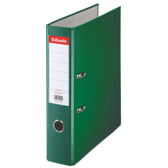 BIBLIORAFT PLASTIFIAT 7.5CM VERDE ECONOMY ESSELTE