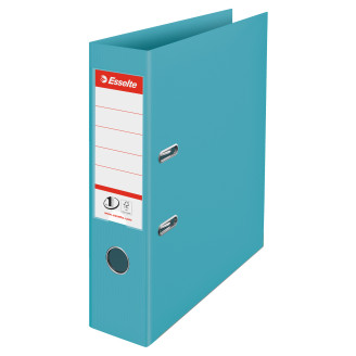 BIBLIORAFT PLASTIFIAT INT-EXT 7.5 CM ALBASTRU COLOUR'BREEZE NR.1 POWER ESSELTE