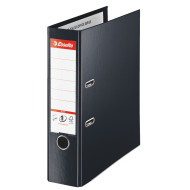 BIBLIORAFT PLASTIFIAT INT-EXT 8CM NEGRU JUMBO PLUS ESSELTE