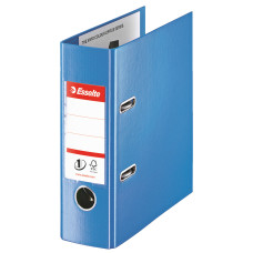 BIBLIORAFT PLASTIFIAT INT-EXT A5 7.5CM ALBASTRU NR1 POWE ESSELTE