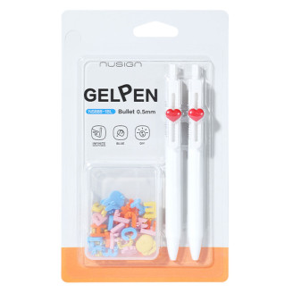 BLISTER 2 PIXURI CU GEL CU MECANISM 0,5MM ALBASTRU + 1 SET LITERE PUZZLE NUSIGN DELI BLISTER 2 PIXURI CU GEL CU MECANISM 0,5MM ALBASTRU + 1 SET LITERE PUZZLE NUSIGN DELI