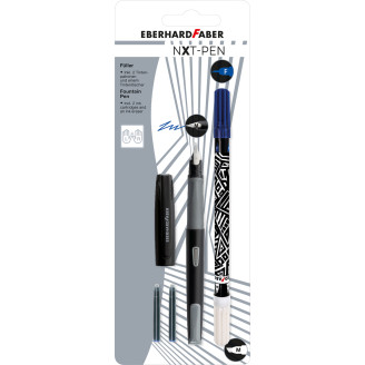 BLISTER STILOU SCOLAR NXT GRI-NEGRU + 2 CARTUSE CERNEALA + PIC EBERHARD FABER BLISTER STILOU SCOLAR NXT GRI-NEGRU + 2 CARTUSE CERNEALA + PIC EBERHARD FABER