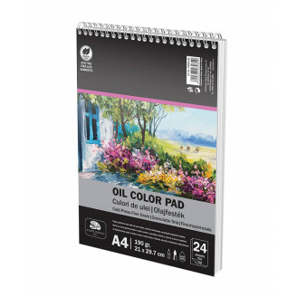 BLOC DESEN SPIRA A4 CULORI ULEI 190G 24 FILE PIGNA