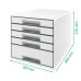 CABINET 5 SERTARE ALB/ROSU WOW LEITZ CABINET 5 SERTARE ALB/ROSU WOW LEITZ