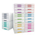 CABINET 5 SERTARE ALB/ROSU WOW LEITZ CABINET 5 SERTARE ALB/ROSU WOW LEITZ