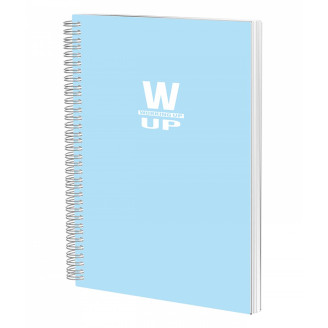 CAIET SPIRA A4 100 FILE ARITMETICA 60G COPERTA PP BLEU WORKING UP PIGNA