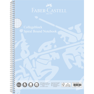 CAIET SPIRA A4 80 FILE 90 GR ARITMETICA COPERTA CARTON BLEU SKY FABER-CASTELL CAIET SPIRA A4 80 FILE 90 GR ARITMETICA COPERTA CARTON BLEU SKY FABER-CASTELL