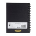 CAIET SPIRA PENTRU SCHITE A5 86 FILE 110G COPERTA NEAGRA PROFESSIONAL DERWENT