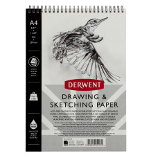 CAIET SPIRA PENTRU SCHITE SI DESEN A4 30 FILE 165G PROFESSIONAL DERWENT
