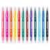 CARIOCI CU VARF PENSULA 12 CULORI CUTIE PLASTIC DELI