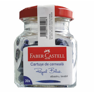 CARTUSE CERNEALA MICI ALBASTRE 30 BUC/BORCAN FABER-CASTELL