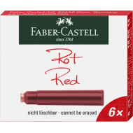 CARTUSE CERNEALA MICI ROSII 6 BUC/CUTIE FABER-CASTELL