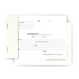 CHITANTIER A6 2 EXEMPLARE GOLD