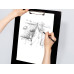CLIPBOARD RIGID PENTRU SKETCHING 36 x 39 CM NEGRU DMAST BY PEBEO