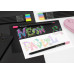 CREIOANE COLORATE 12 CULORI PASTEL+ NEON BLACK EDITION FABER-CASTELL