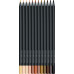 CREIOANE COLORATE 12 CULORI SKIN TONES BLACK EDITION FABER-CASTELL