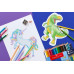 CREIOANE COLORATE 18+6 CULORI DINOZAURI FABER-CASTELL