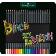 CREIOANE COLORATE 24 CULORI BLACK EDITION CUTIE METAL FABER-CASTELL