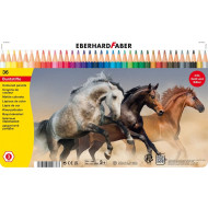CREIOANE COLORATE 36 CULORI CUTIE METAL EBERHARD FABER