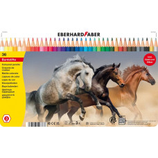 CREIOANE COLORATE 36 CULORI CUTIE METAL EBERHARD FABER