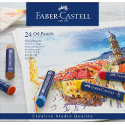 CREIOANE ULEI PASTEL 24 CULORI FABER-CASTELL CREIOANE ULEI PASTEL 24 CULORI FABER-CASTELL