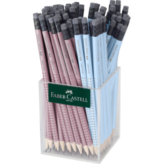 CREION GRAFIT HB CU GUMA GRIP 2001 CUTIE PLASTIC 72 BUC ROSE-SKY BLUE FABER-CASTELL CREION GRAFIT HB CU GUMA GRIP 2001 CUTIE PLASTIC 72 BUC ROSE-SKY BLUE FABER-CASTELL