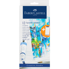 CULORI ACRILICE 12 CULORI 20ML FABER-CASTELL