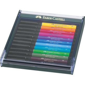 CUTIE 12 CULORI PITT ARTIST PEN NUANTE BASIC FABER-CASTELL CUTIE 12 CULORI PITT ARTIST PEN NUANTE BASIC FABER-CASTELL