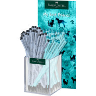 DISPLAY 48 CREIOANE GRAFIT LEMN NEGRU CATEI SI PISICI FABER-CASTELL