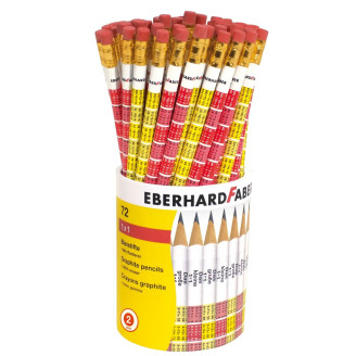 DISPLAY 72 BUC CREION GRAFIT B CU GUMA TABLA INMULTIRII EBERHARD