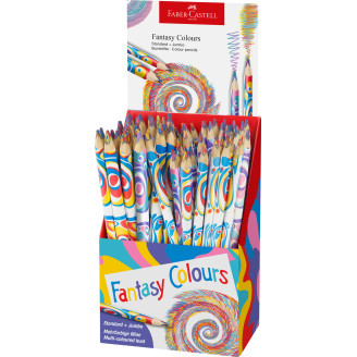 DISPLAY 84 CREIOANE COLORATE STANDARD + JUMBO MULTICOLOR FANTASY FABER-CASTELL