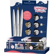 DISPLAY FESTIVE SELECTION MARKERE CREATIVE GOLDFABER 10 SETURI + 50 BUCATI FABER-CASTELL