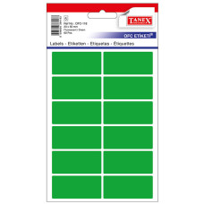 ETICHETE 23*50MM COLTURI ROTUNDE VERZI 60/SET TANEX