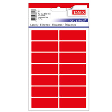 ETICHETE 19*50MM COLTURI ROTUNDE ROSII 70/SET TANEX