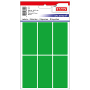 ETICHETE 33*74MM COLTURI ROTUNDE VERZI 30/SET TANEX