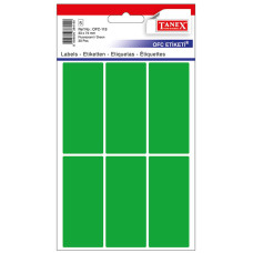 ETICHETE 33*74MM COLTURI ROTUNDE VERZI 30/SET TANEX