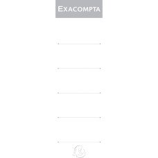 ETICHETE BIBLIORAFT 7.5 CM 10/SET EXACOMPTA