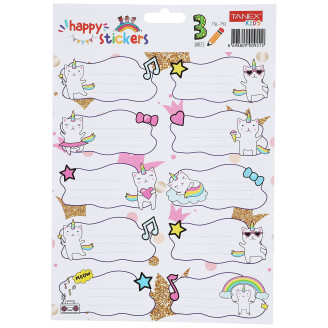 ETICHETE SCOLARE 30/SET PISICI TLS-732 TANEX