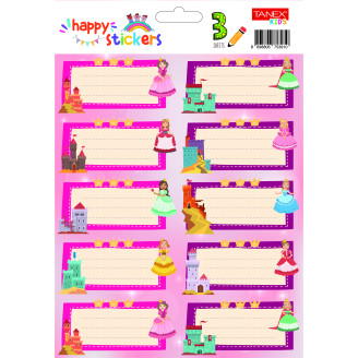 ETICHETE SCOLARE 30/SET PRINTESE TLS-726 TANEX