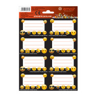 ETICHETE SCOLARE 40/SET EMOJI PIGNA