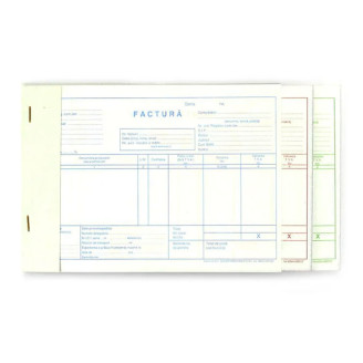 FACTURA A5 CU TVA GOLD